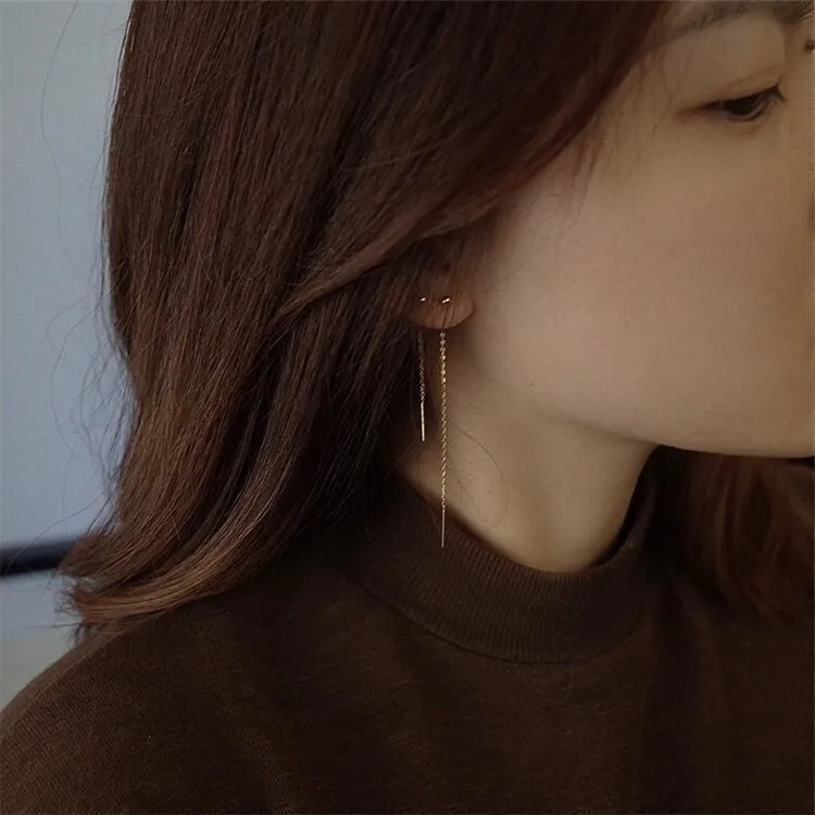 14k Gold Filled Threader Earrings