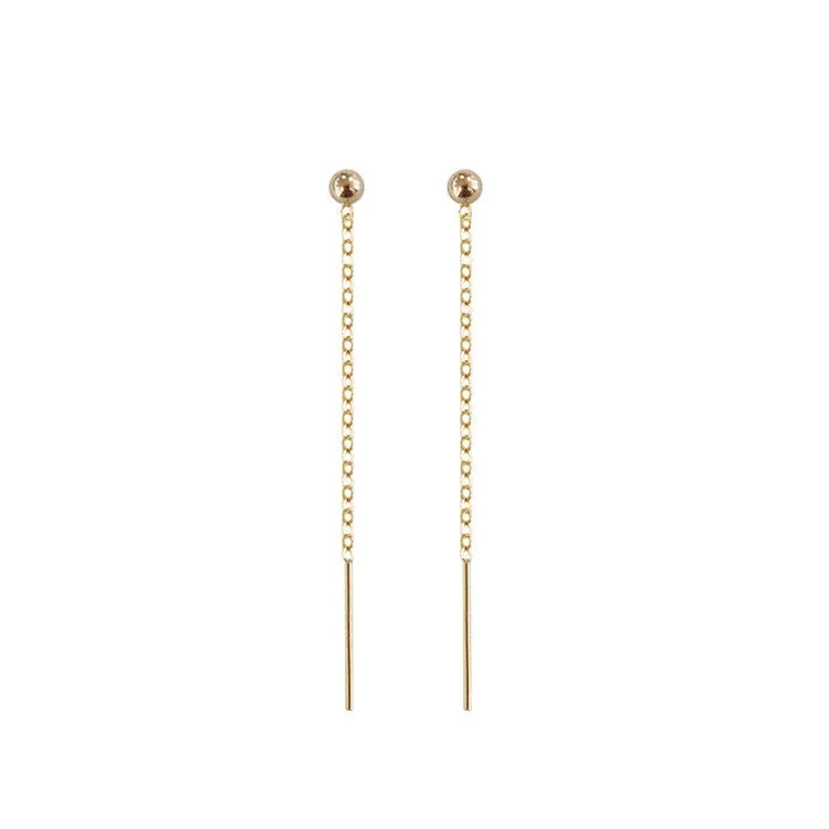 14k Gold Filled Threader Earrings