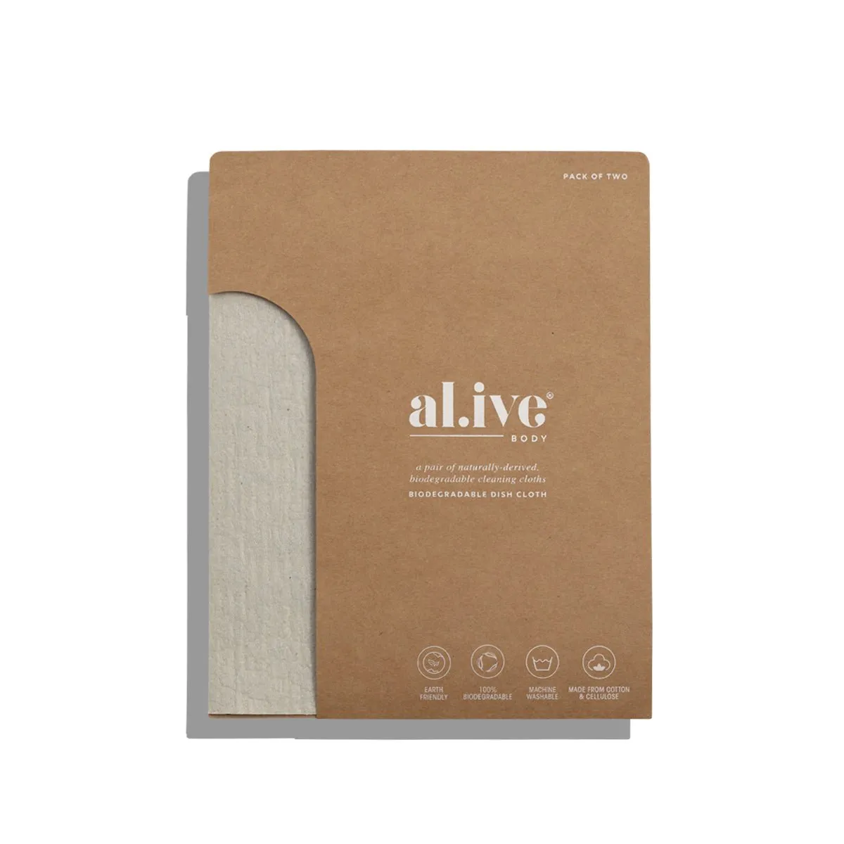 BIODEGRADABLE DISH CLOTH SET OF 2