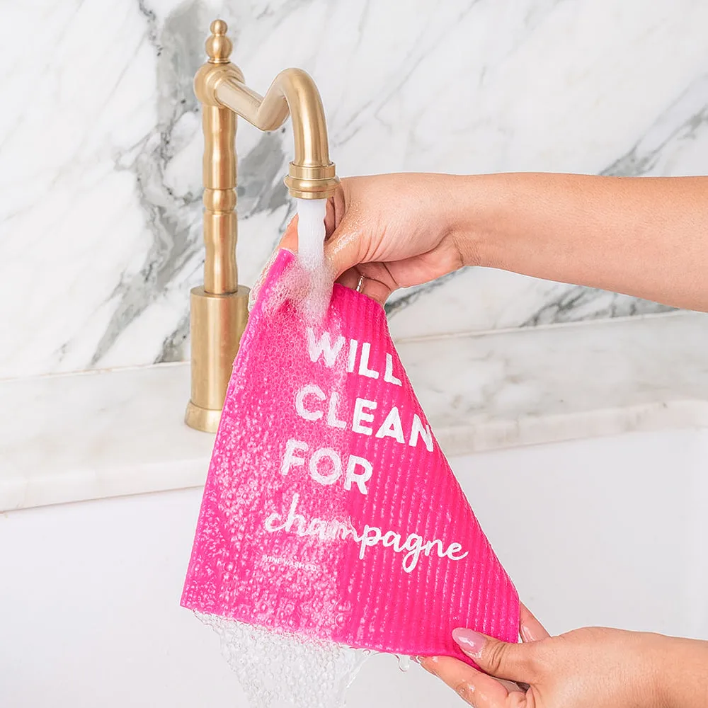 Biodegradable Dish Cloths  Champagne Set