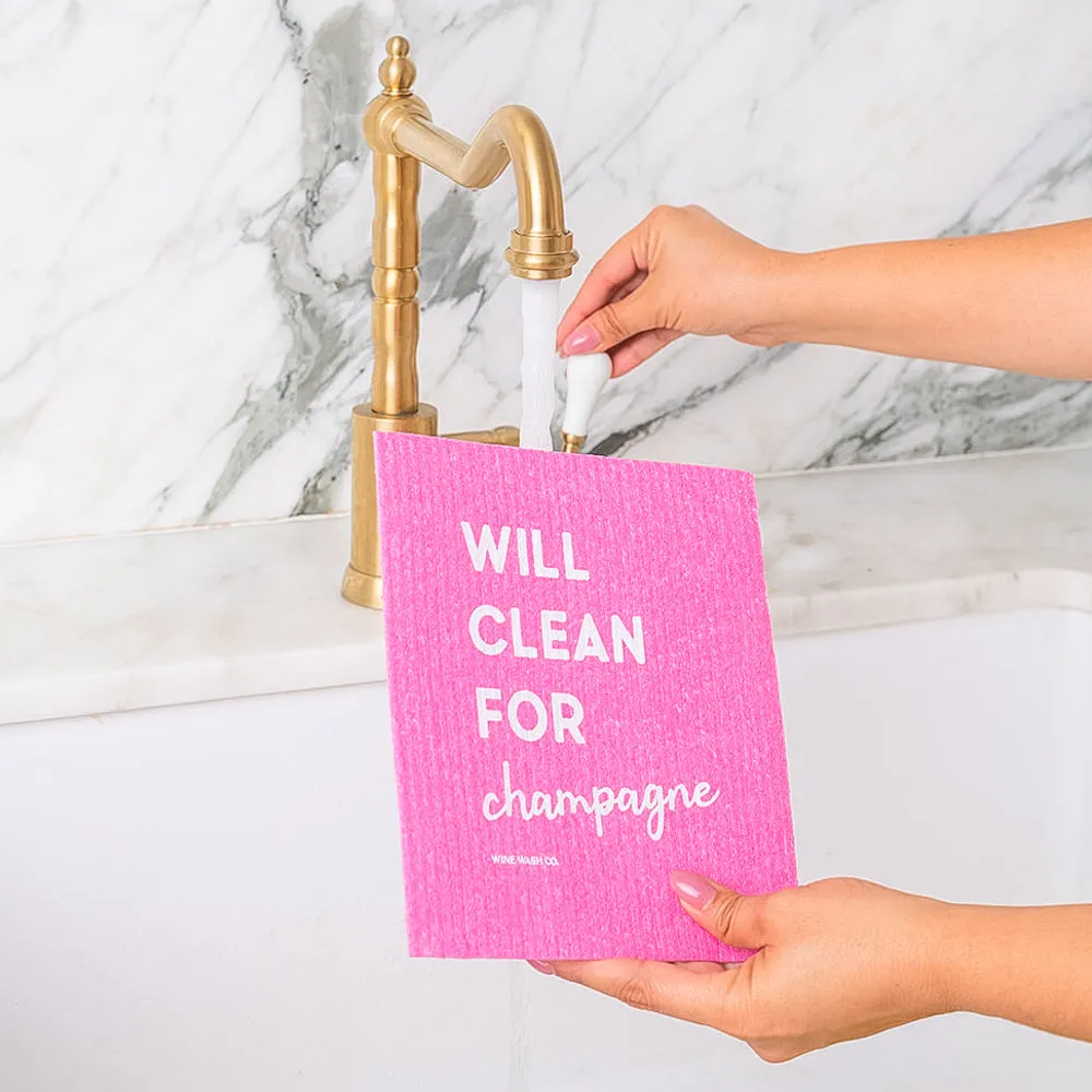 Biodegradable Dish Cloths  Champagne Set