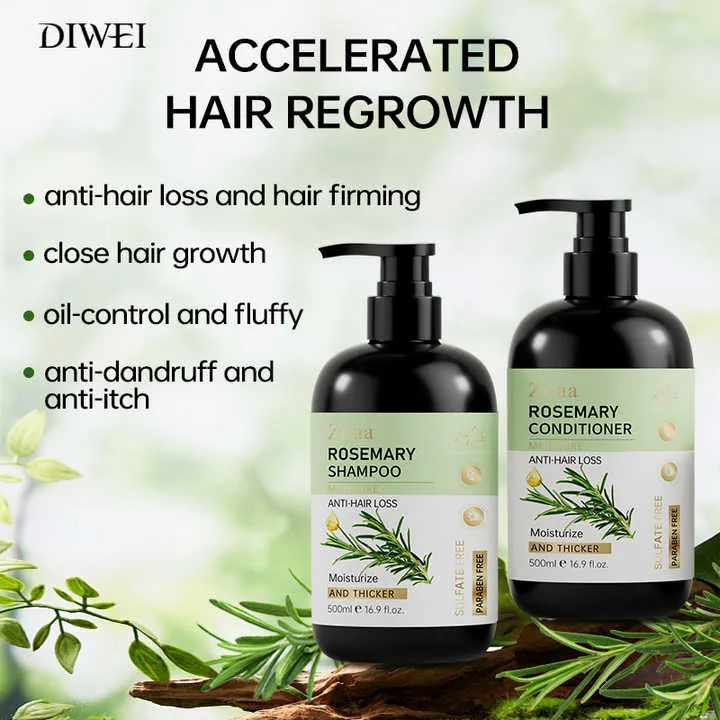 DIWEI Factory OEM Best-selling Mint-مجموعة شامبو وبلسم
