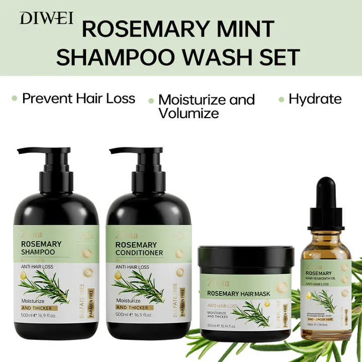 DIWEI Factory OEM Best-selling Mint-مجموعة شامبو وبلسم