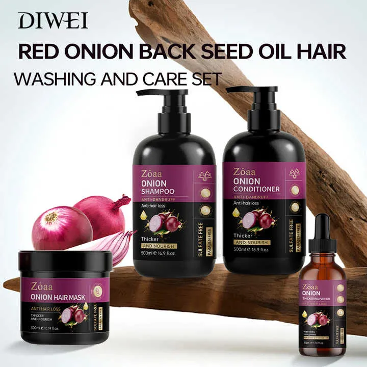 DIWEI Onion Biotin Shampoo-مجموعة شامبو وبلسم