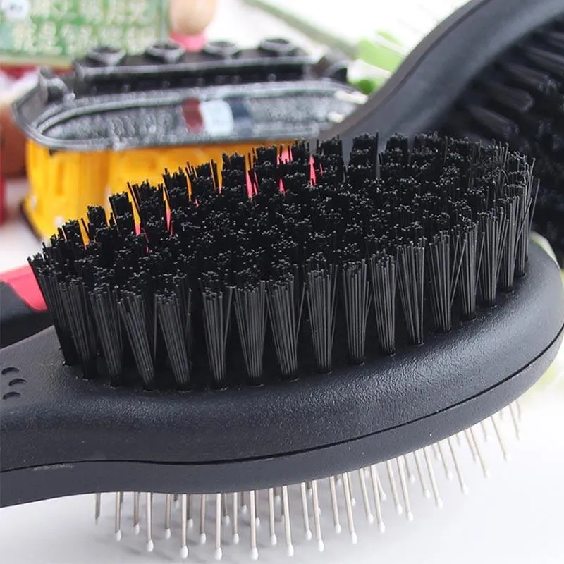 Double Faced Pet's Long Hair Brush