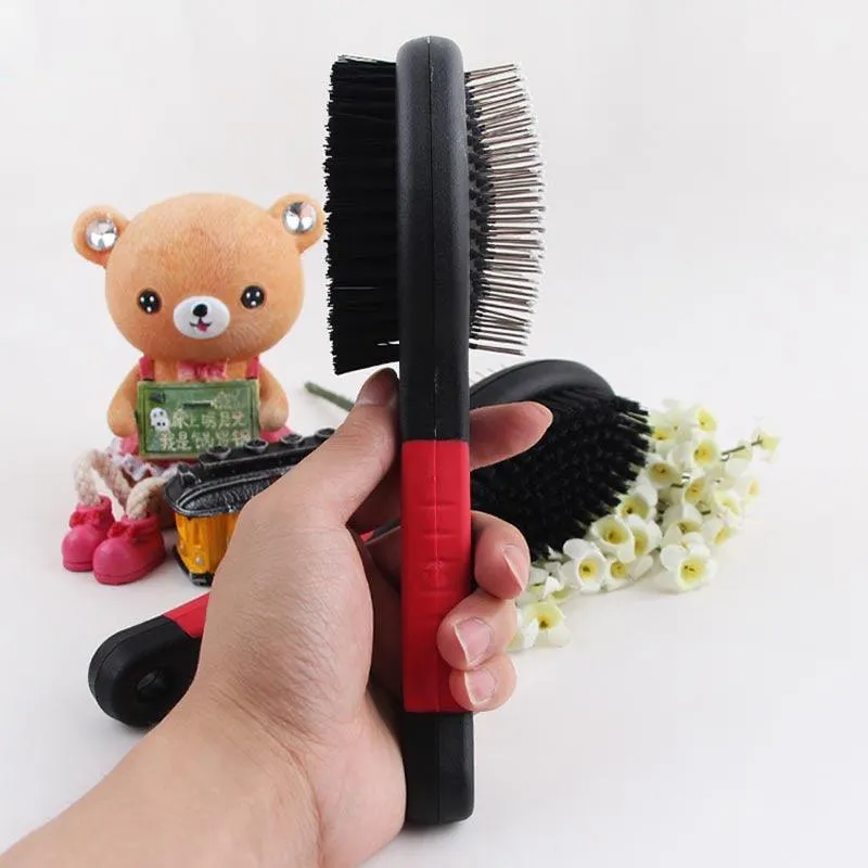 Double Faced Pet's Long Hair Brush