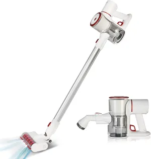 E-Macht Lightweight Cordless Vacuum Cleaner, 20Kpa 4 in 1 Powerful Suction 35 mins-Running with 250W Brushless Motor & Detachable Battery