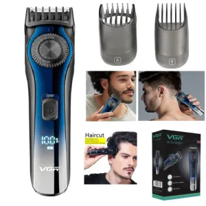 Electric Cord/cordless Adjustable Rechargeable Beard Hair Trimmer with 38 Setting for Men