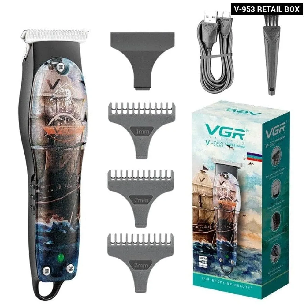 Electric Cordless Rechargeable Professional Hair Trimmer for Men