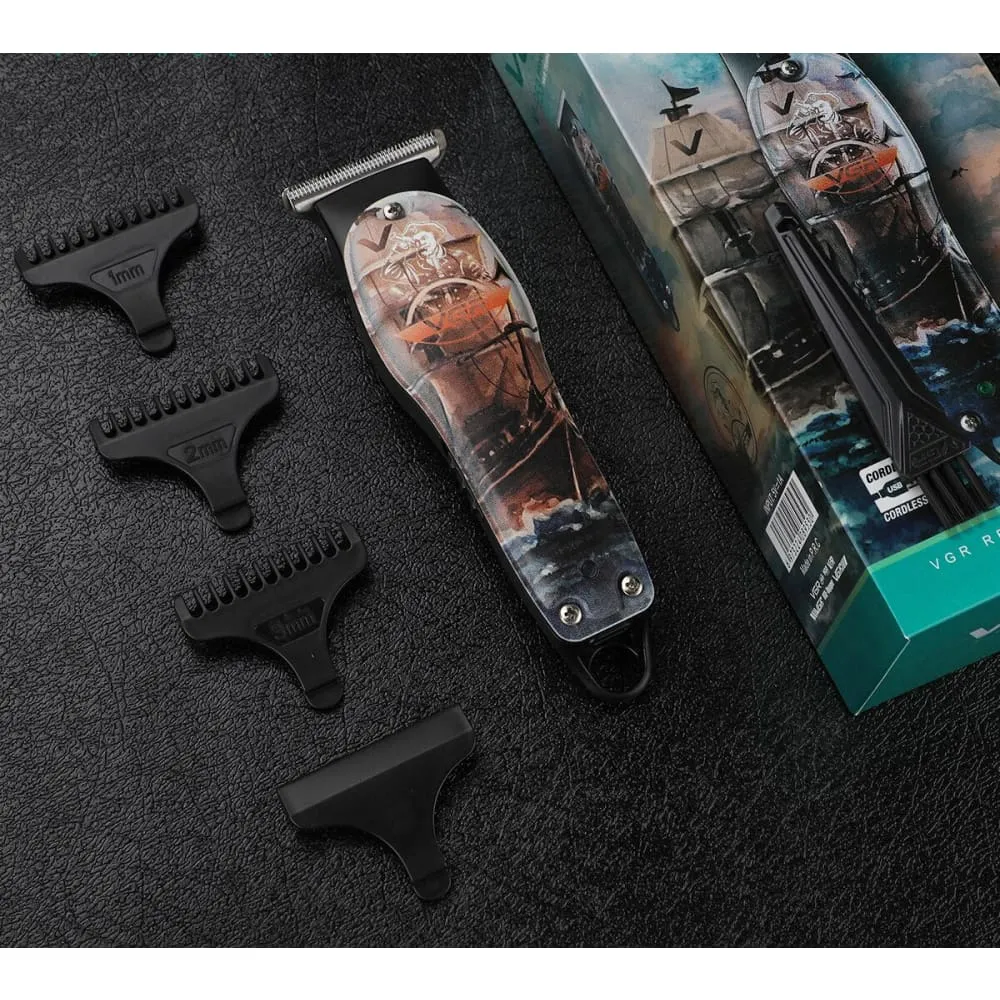 Electric Cordless Rechargeable Professional Hair Trimmer for Men