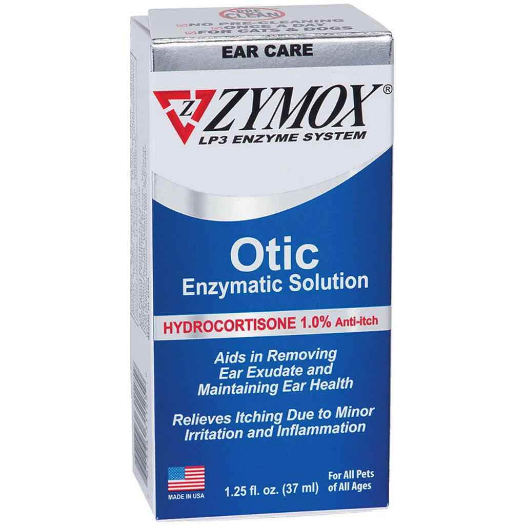 ZYMOX Otic Enzymatic Solution With 1% Hydrocortisone