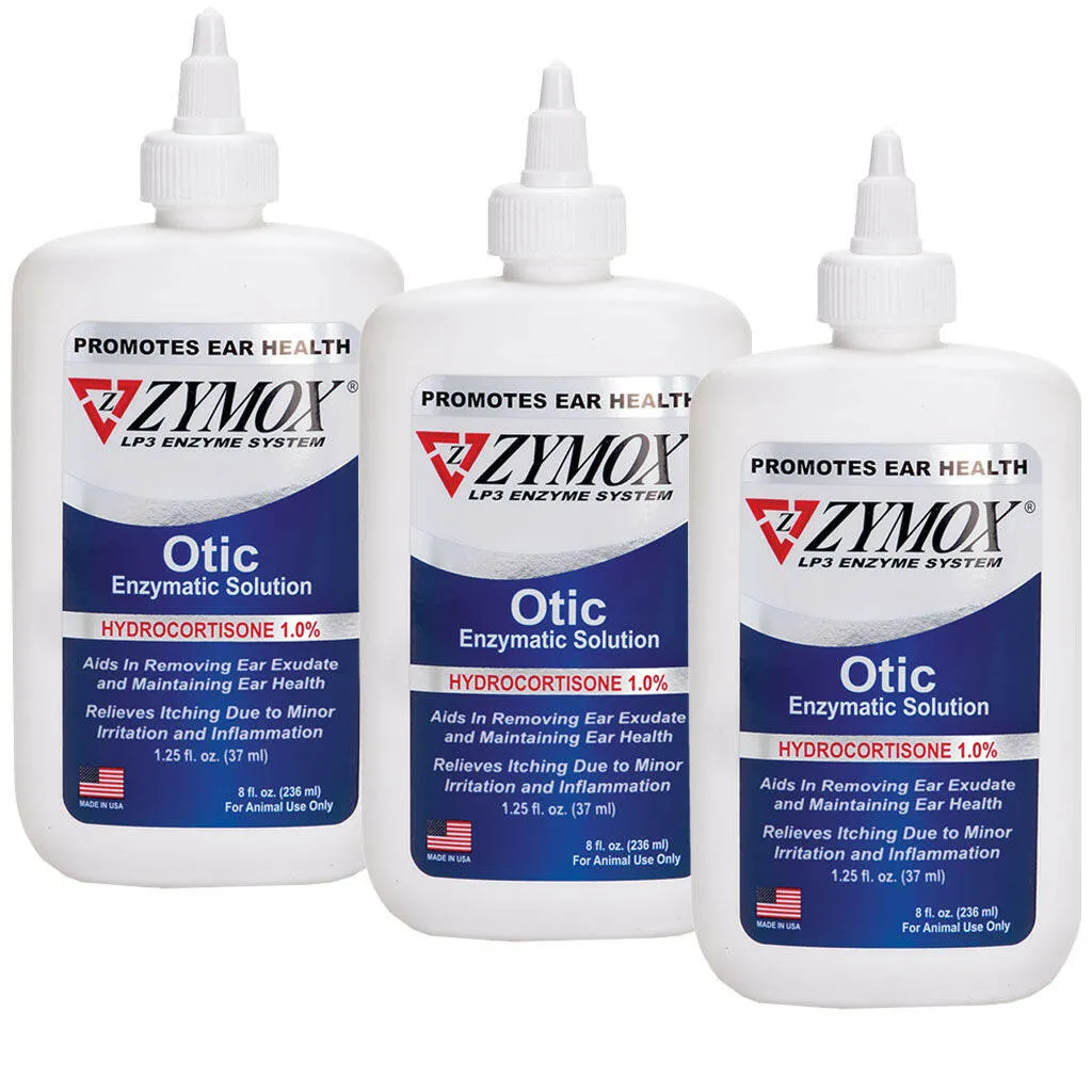 ZYMOX Otic Enzymatic Solution With 1% Hydrocortisone